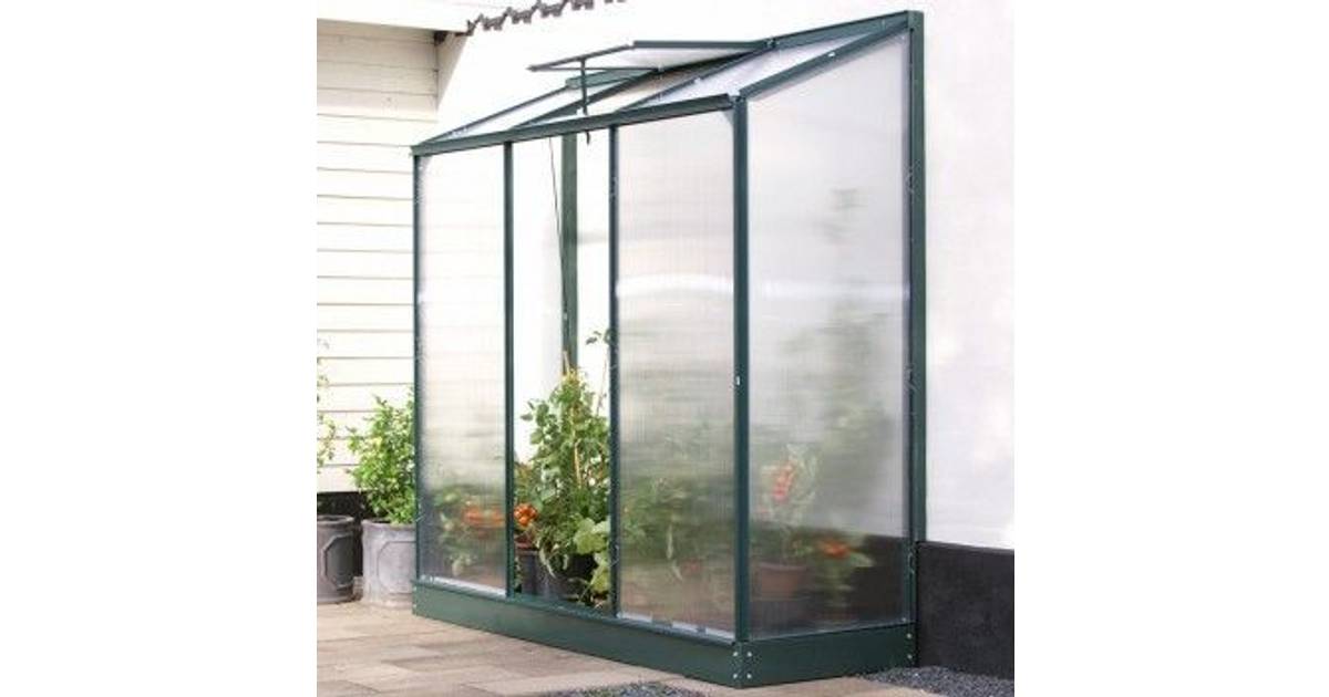 Vitavia IDA Vægdrivhus Small 1.34m² Aluminium Glas • Se priser hos ...