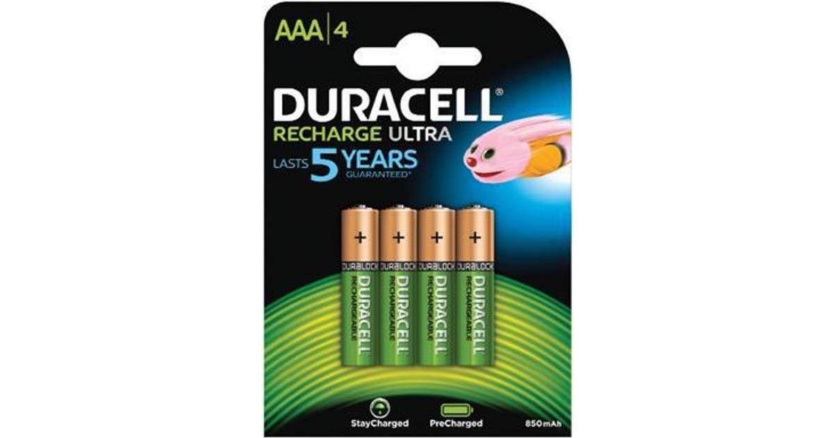 Duracell AAA Recharge Ultra 4-pack • Se PriceRunner »