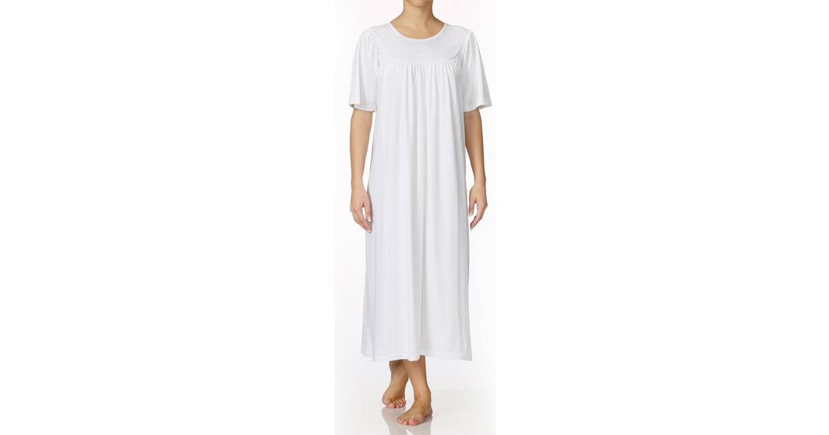 CALIDA Soft Cotton Nightshirt - White • Se pris