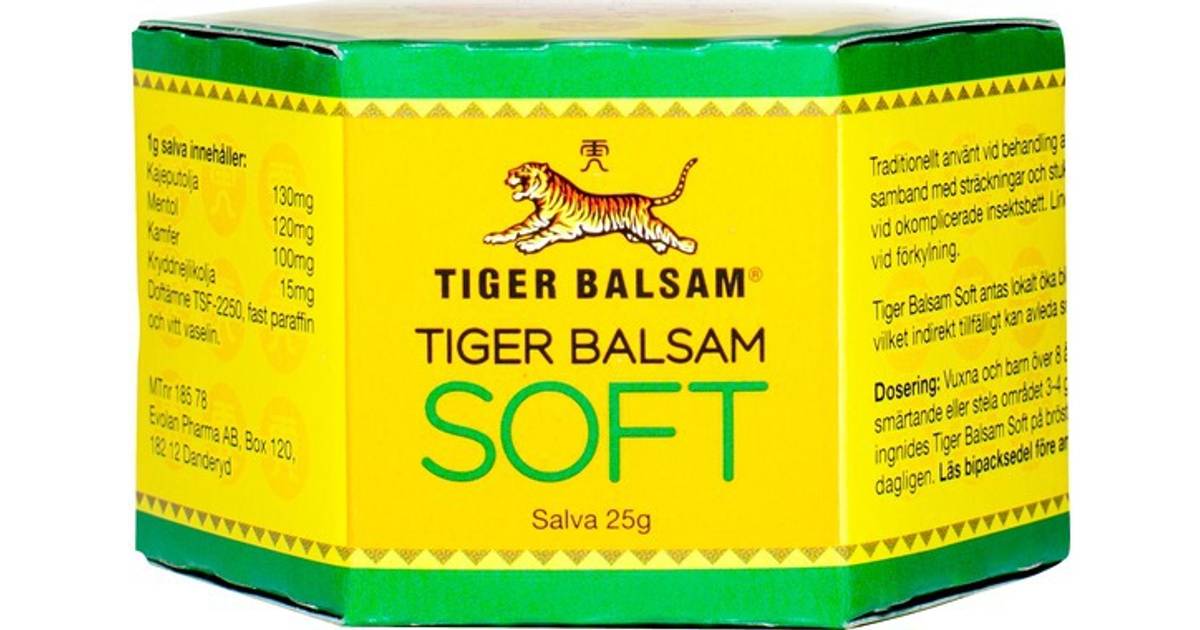 Tiger Balm Soft 25g Balsam (2 butikker) • PriceRunner »