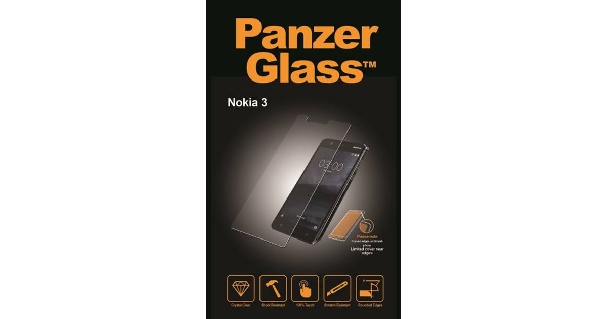 PanzerGlass Screen Protector (Nokia 3) • Se priser (5 butikker) »