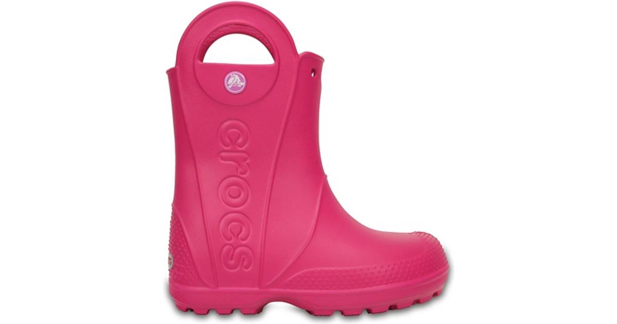Crocs Kid's Handle It Rain Boot - Candy Pink • Pris »
