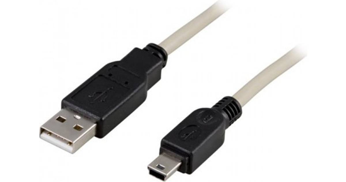 Deltaco USB A - USB Mini-B 2.0 0.5m • PriceRunner »