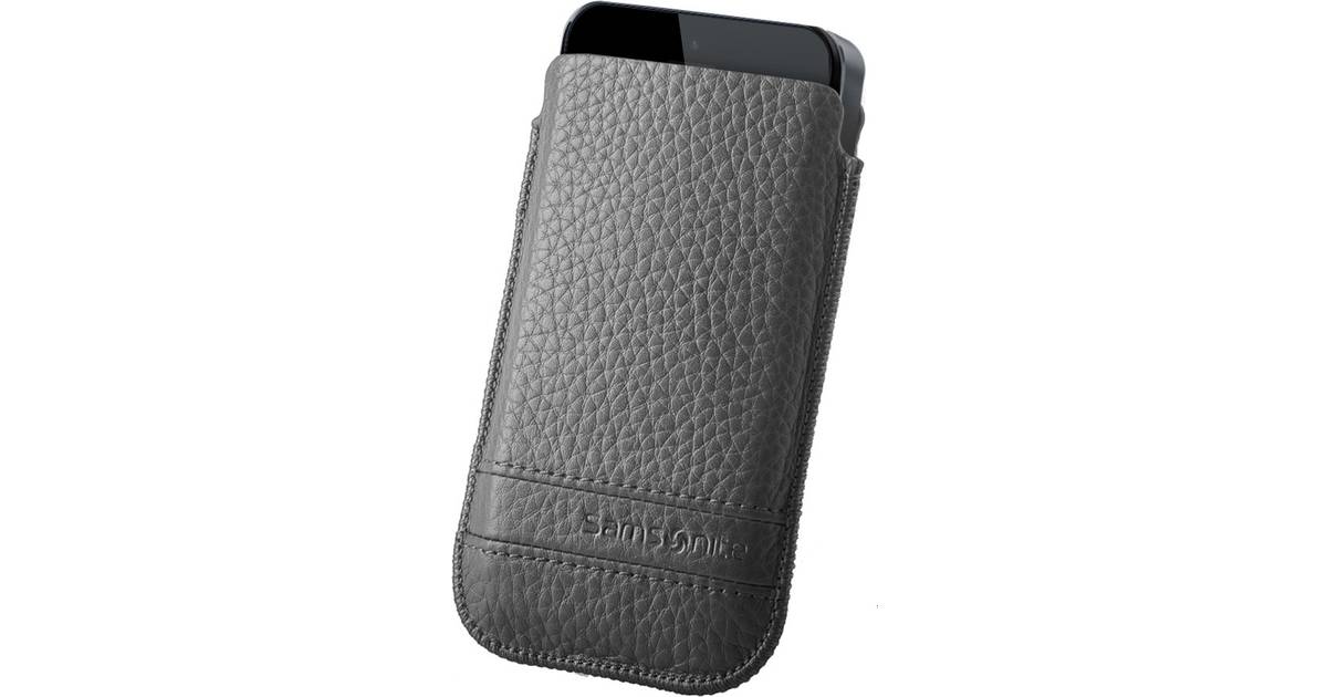 Samsonite Slim Classic Leather Sleeve (iPhone 5/5S/SE) • Pris »