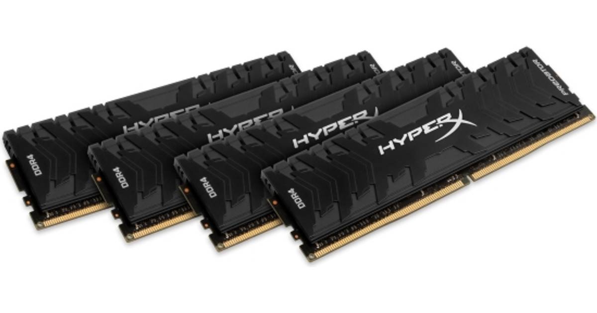 HyperX Predator DDR4 2666MHz 4x16GB (HX426C13PB3K4/64) • Pris »