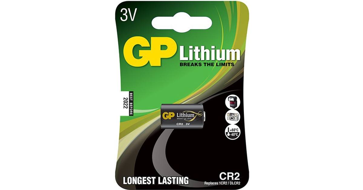 GP Photo Battery CR2 (17 butikker) • Se hos PriceRunner »