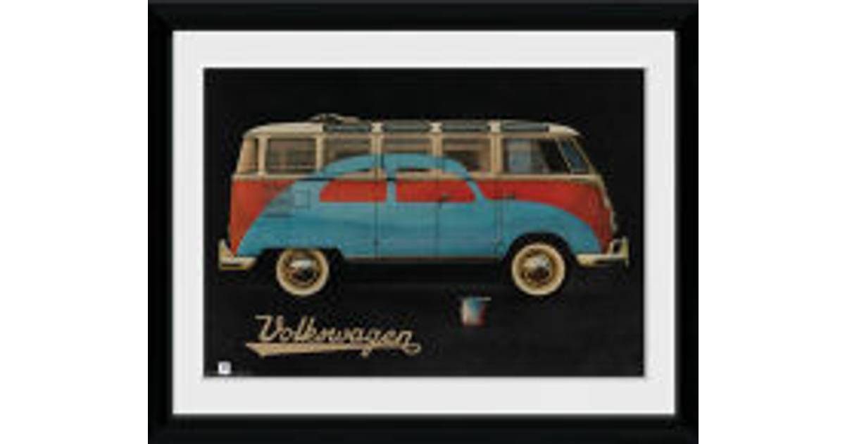 GB Eye VW Camper Paint Advert 30x40 Maleri & billede • Se priser nu »