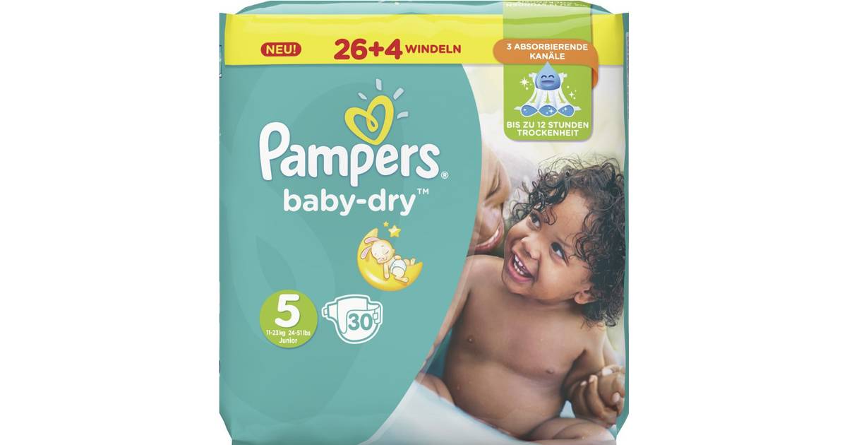 Pampers Baby Dry Size 5 Junior • Se priser (1 butikker) »
