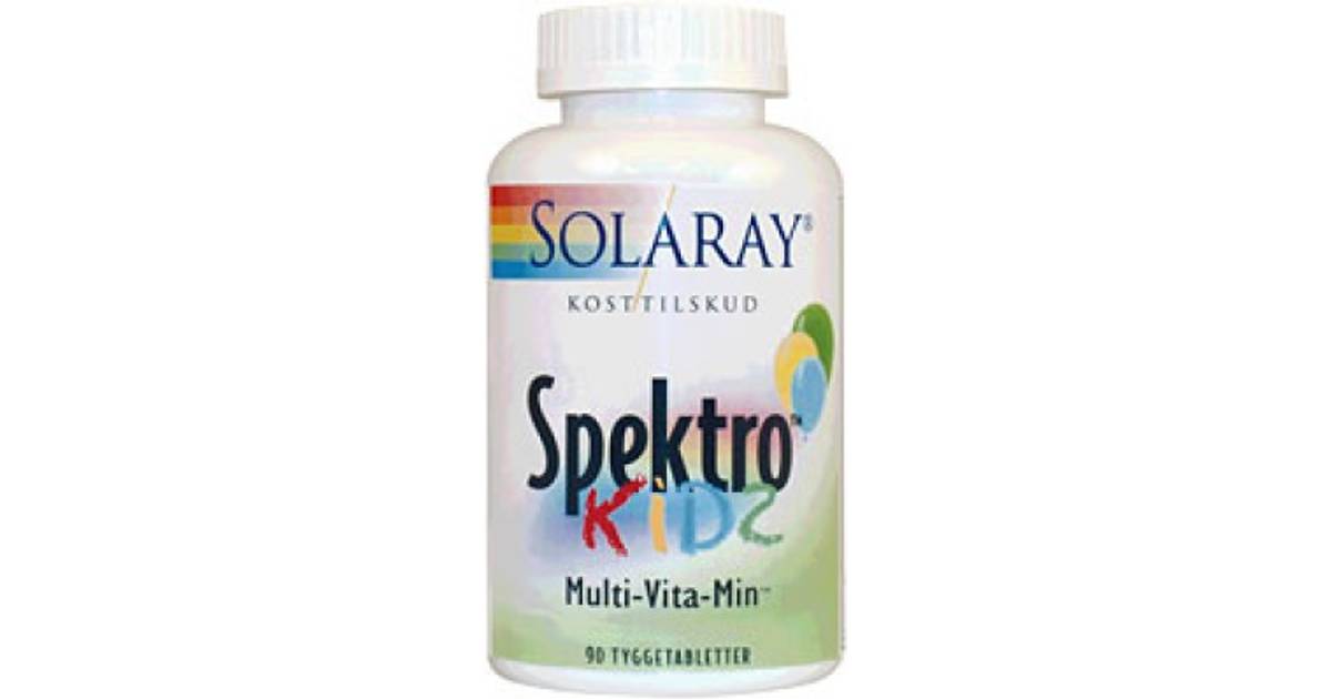 Solaray Spektro Kids Berry 90 stk • Se priser (19 butikker) »