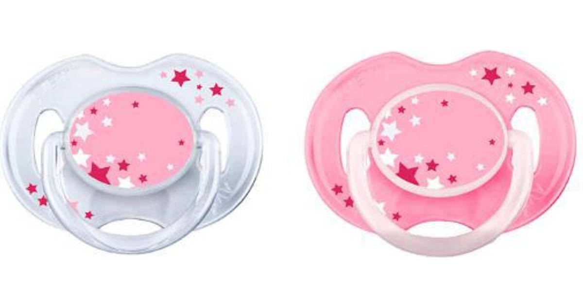 Philips Avent Night Time Pacifiers 0-6m 2-pack • Se priser hos os »