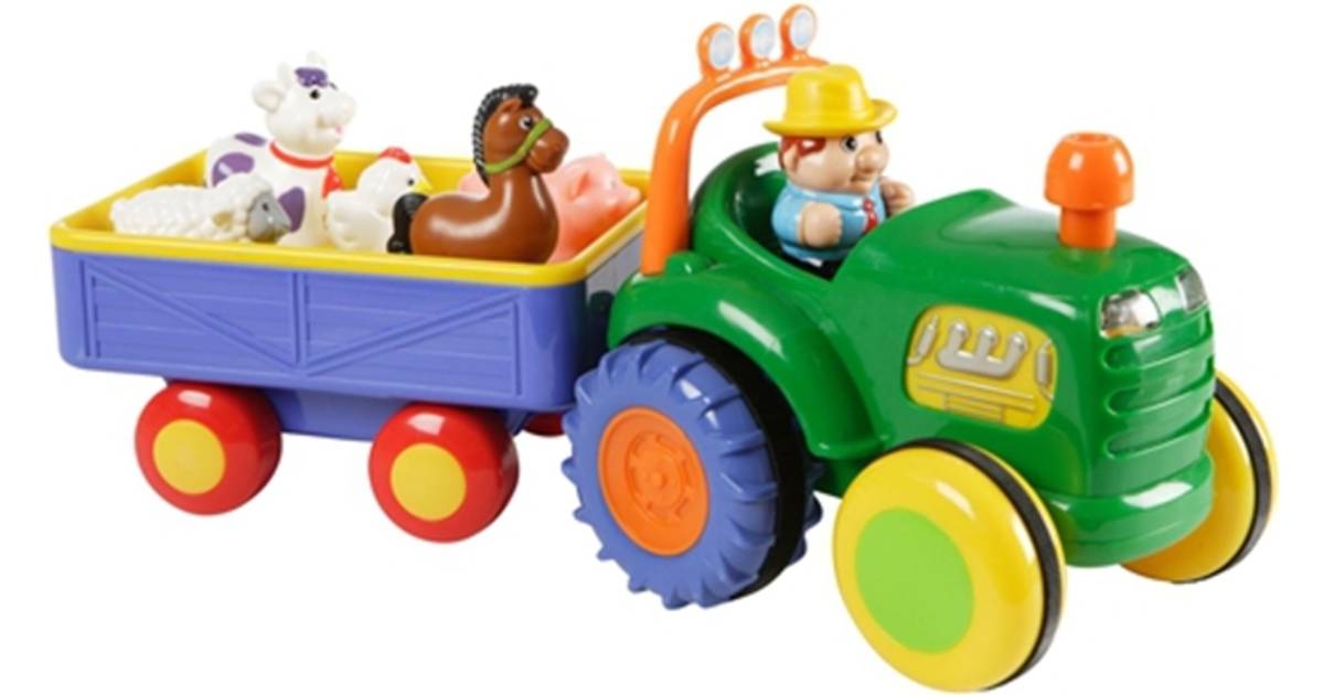 Happy Baby Farm Tractor with trailer • PriceRunner »