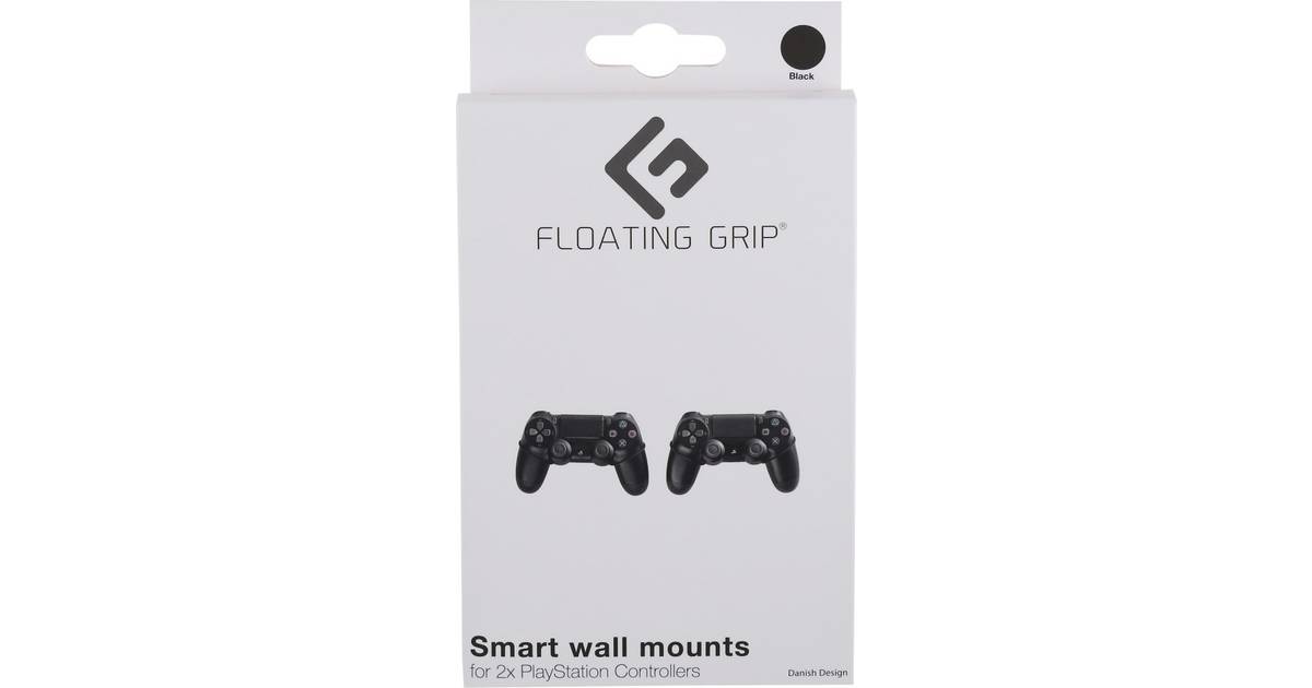 Floating Grip PS4/PS3 Controller Wall Mount - Black • Se priser nu »