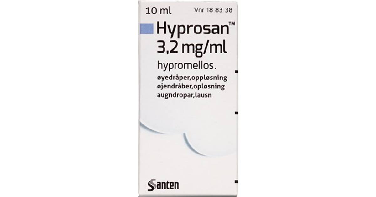 Hyprosan 3.2mg/ml 10ml Øjendråber • Se PriceRunner »