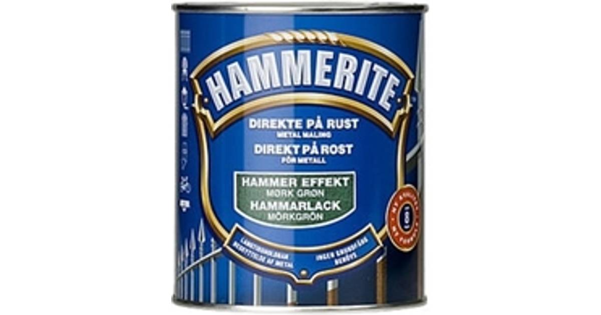 Hammerite Direct to Rust Hammer Metalmaling Grøn 0.75L • Se priser ...