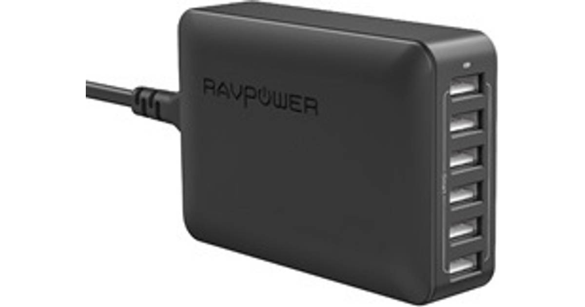 RAVPower USB Charger 6 Port 60W (5 butikker) • Priser »