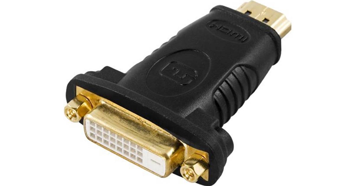 Deltaco HDMI - DVI-D Adapter M-F • Se PriceRunner »