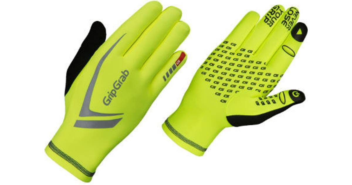Gripgrab Running Expert Hi-Vis Gloves - Neon Yellow • Pris »