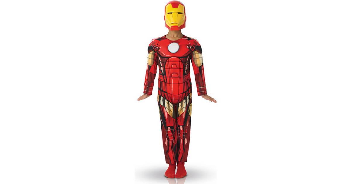 Rubies Iron Man Deluxe Kostume Small • Se priser (4 butikker) »