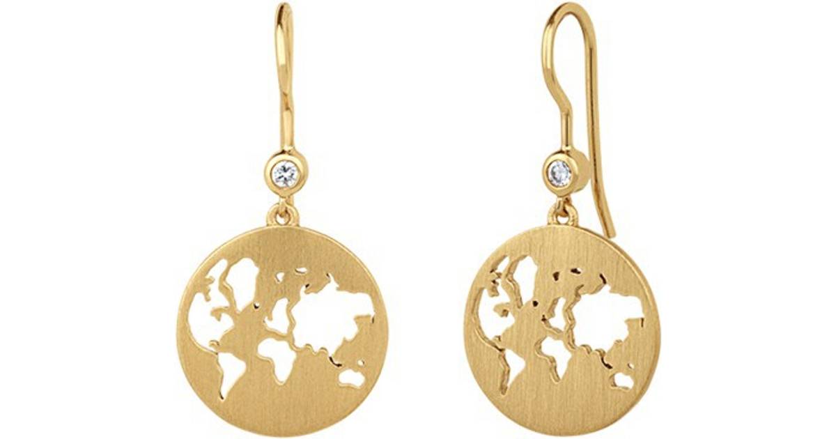 ByBiehl Beautiful World Earrings - Gold • Se priser »
