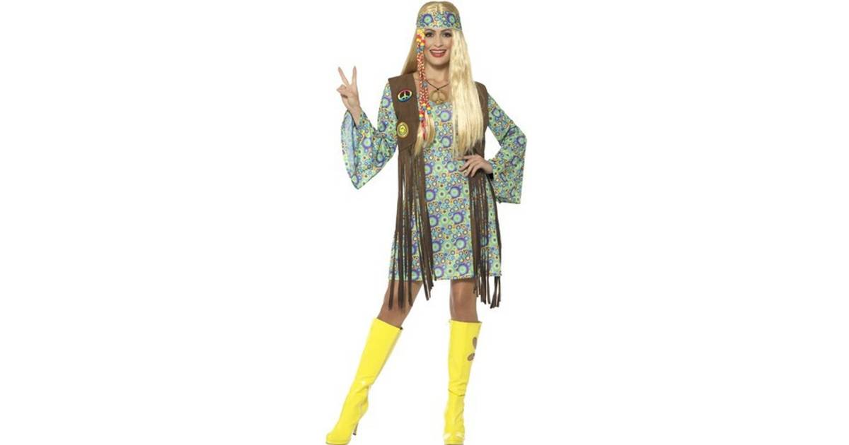 Smiffys 60'er Hippie Chick Kostume • Se PriceRunner »