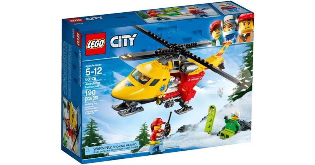 Lego City Ambulancehelikopter 60179 • PriceRunner »