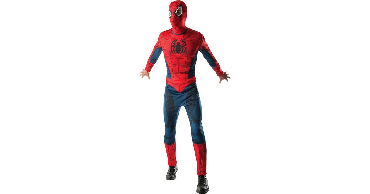Rubies Spiderman Voksenkostume - Sammenlign priser hos PriceRunner