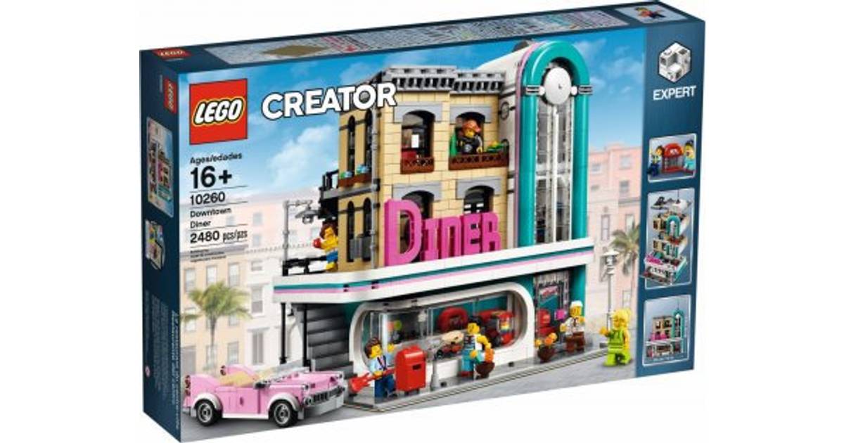 Lego Creator Midtbyens Café 10260 • Se PriceRunner »
