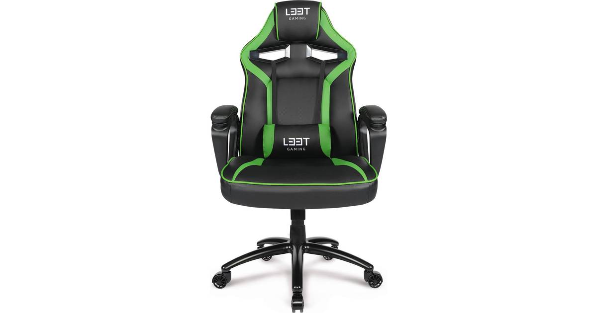 L33T Extreme Gaming Chair - Black/Green • Se priser »