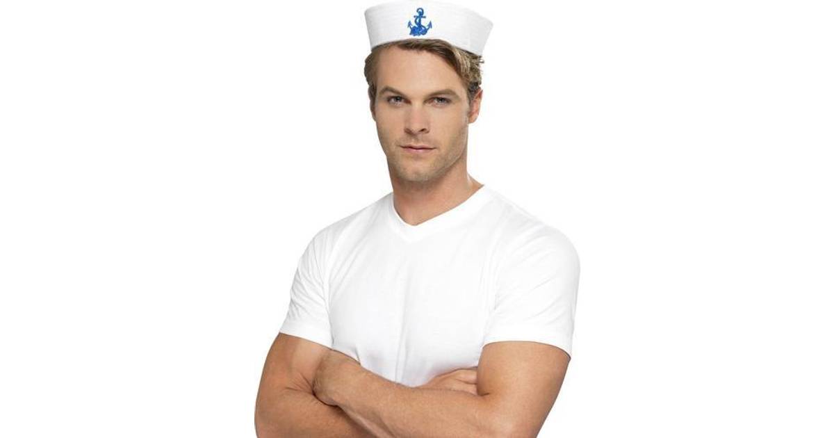 Smiffys Doughboy US Sailor Hat White • Se priser (3 butikker) »