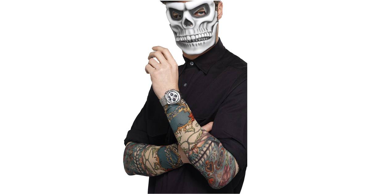 Smiffys Day of the Dead Tattoo Sleeve • PriceRunner »