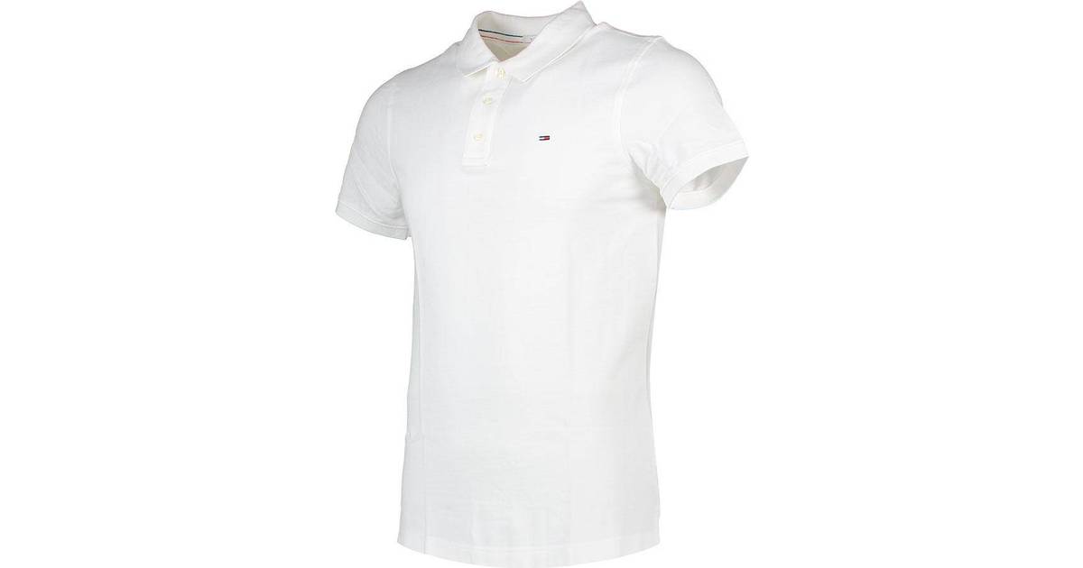 Tommy Hilfiger Original Pique Polo Shirt - Classic White • Pris »