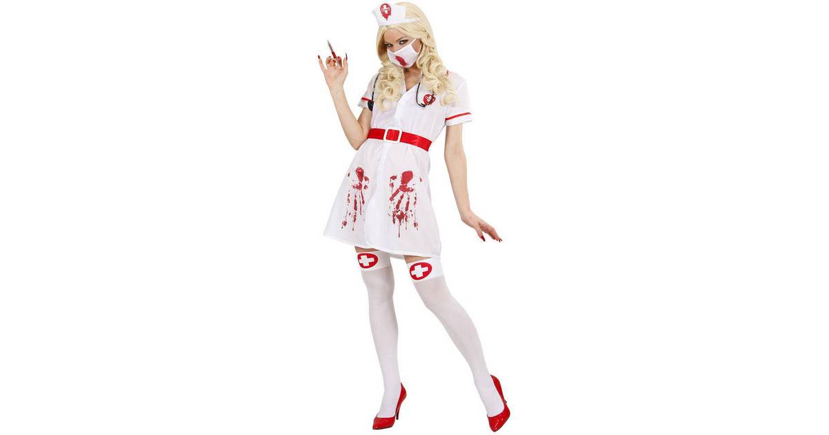 Widmann Blodig Sygeplejerske Kostume • PriceRunner »