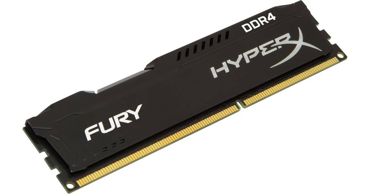 HyperX Fury Black DDR4 2666MHz 2x4GB (HX426C15FBK2/8) • Pris »