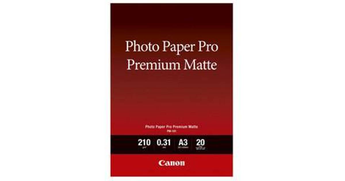 Canon PM-101 Pro Premium Matte 210g A3 20 • Se priser hos os »