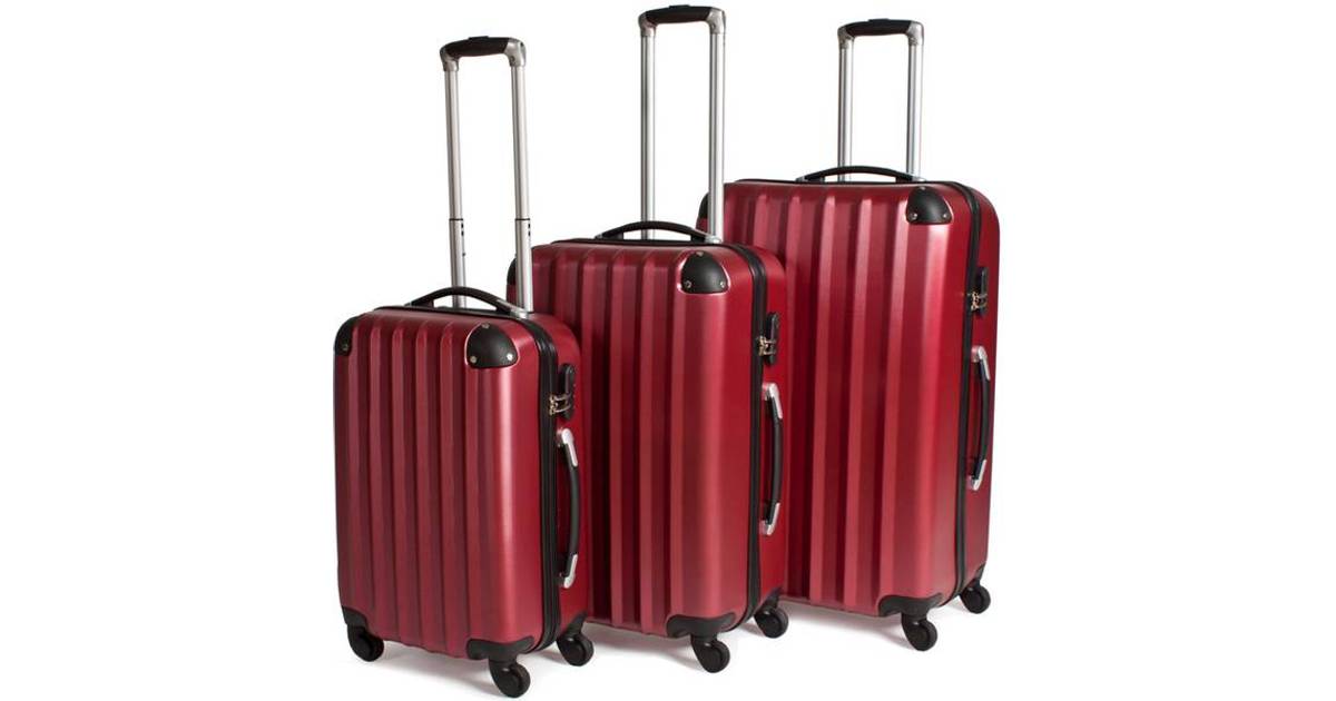 Tectake Lightweight Suitcase - 3 stk. • PriceRunner »