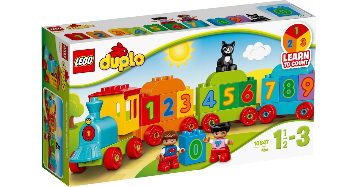 Lego Duplo Tog med Tal 10847 (19 butikker) • Se priser »