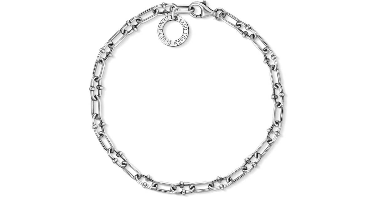 Thomas Sabo Charm Club Charm Bracelet - Silver • Pris »