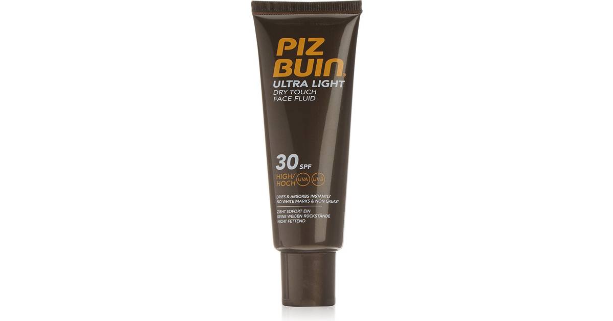Piz Buin Ultra Light Dry Touch Face Fluid SPF30 50ml • Pris »