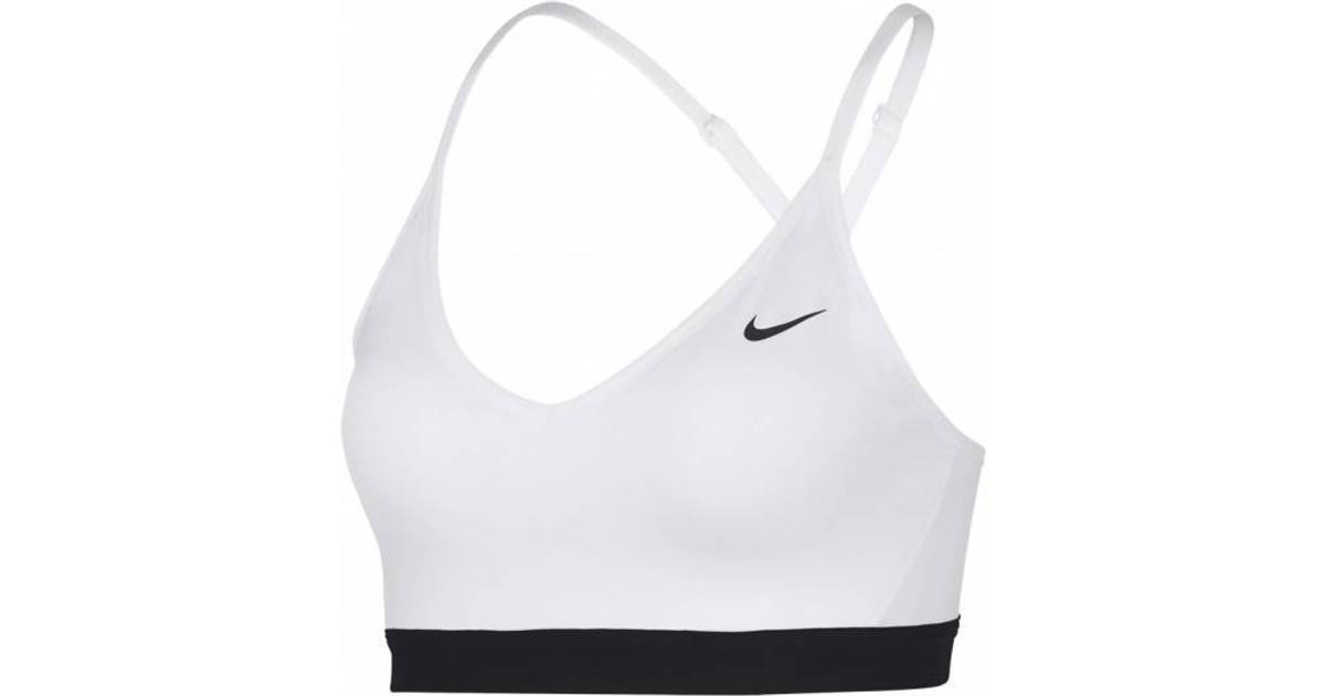 Nike Indy Sports Bra - White/Black • Se PriceRunner »