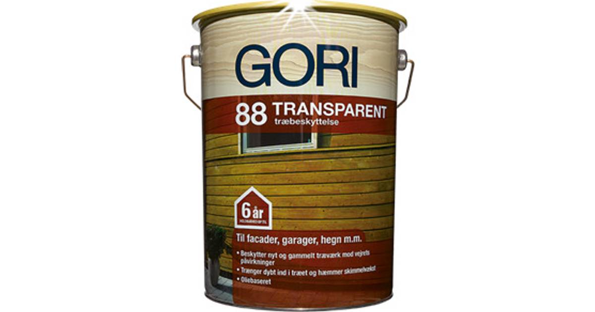 Gori 88 Transparent Træbeskyttelse Transparent 5L • Se priser hos os »