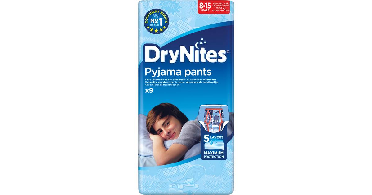DryNites Pyjama Pants Boy 8-15 (13 butikker) • Priser »
