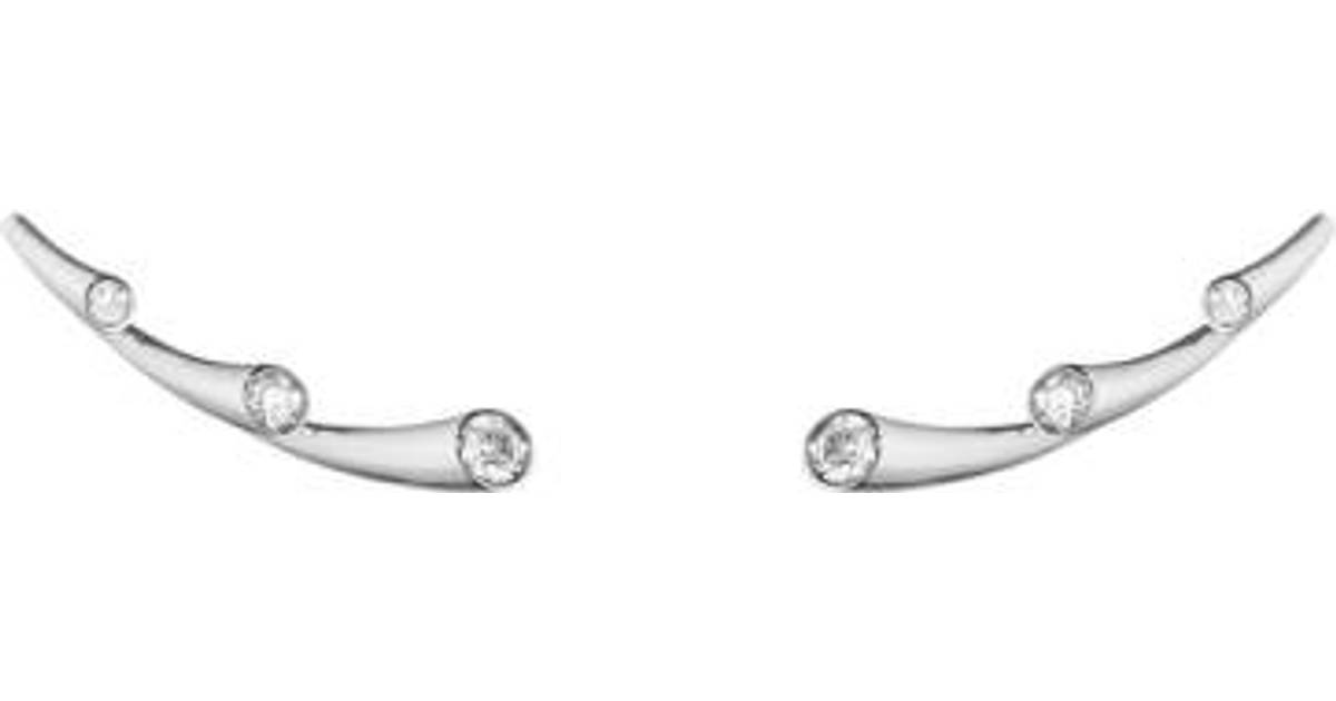 Georg Jensen Magic White Gold Earrings w. Diamond (10009522) • Se priser nu  »
