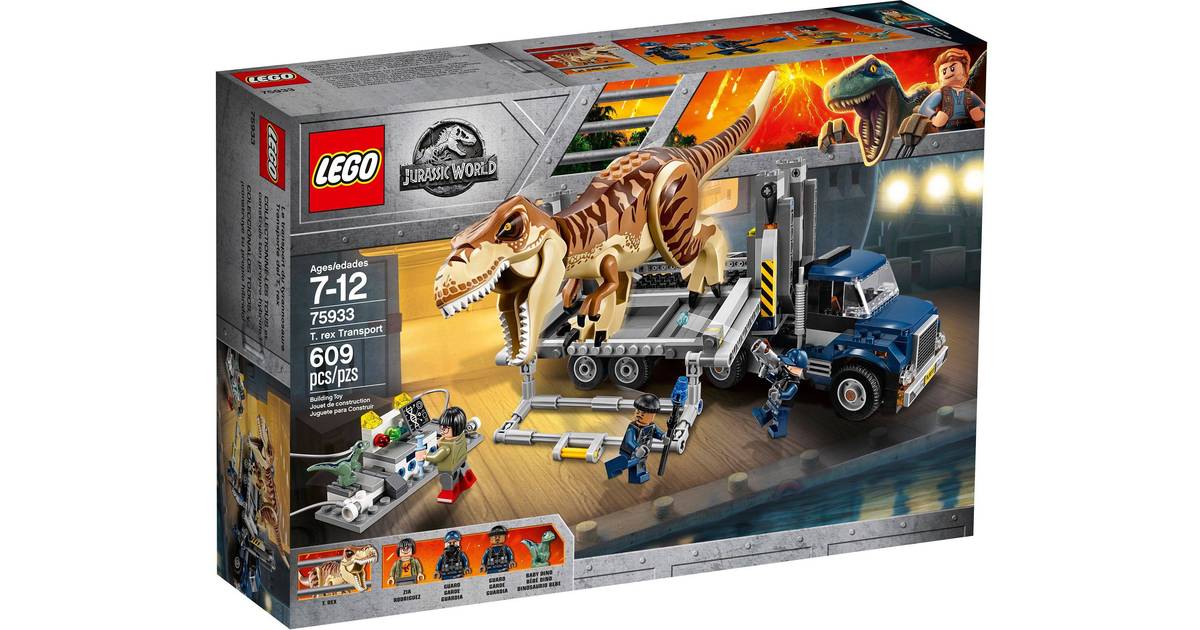 Lego Jurassic World T. Rex Transport 75933 • Priser »