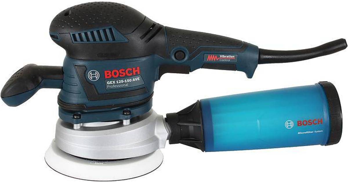 Bosch GEX 125-150 AVE Professional • Se priser (23 butikker) »