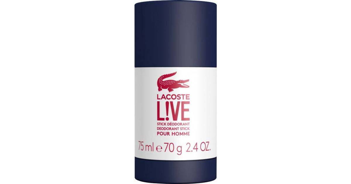 Lacoste Live Deo Stick 75ml • Se pris (2 butikker) hos PriceRunner »
