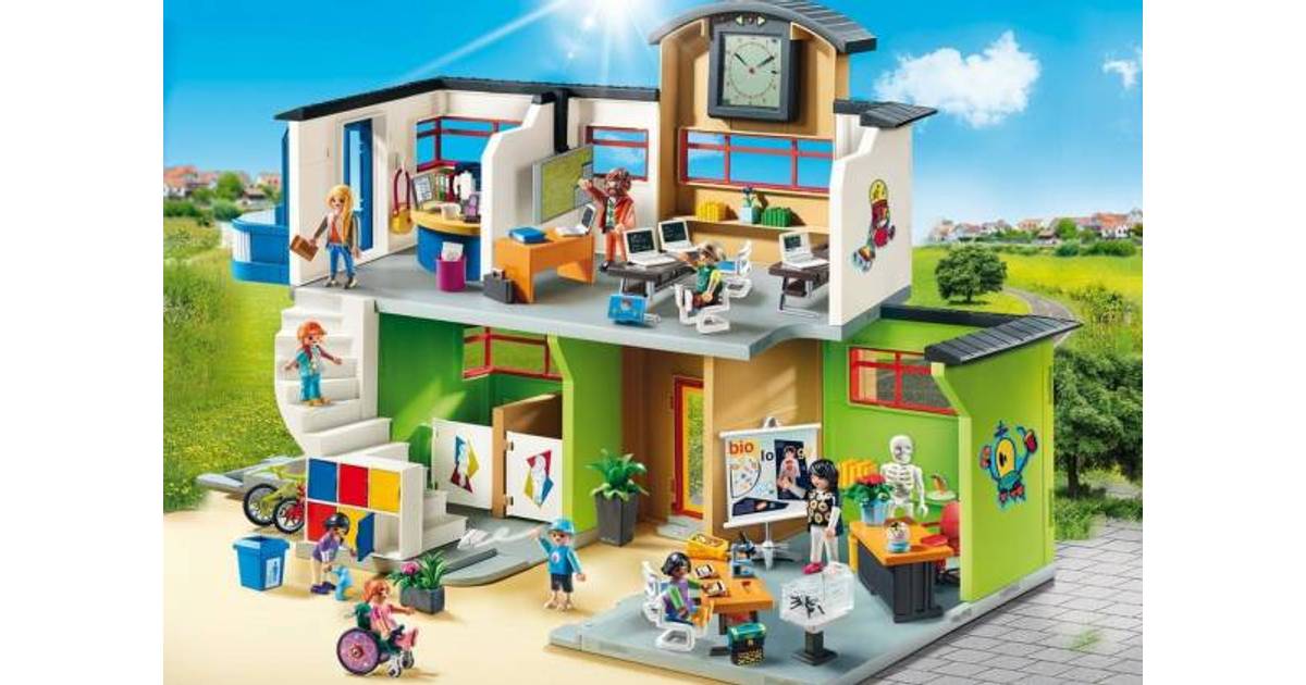 Playmobil Møbleret skolebygning 9453 • PriceRunner »