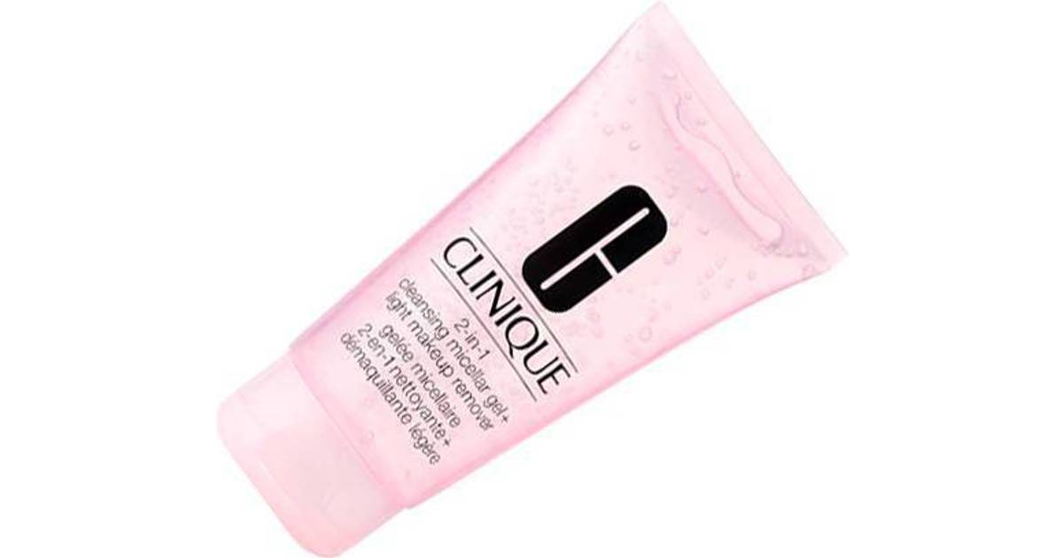 Clinique 2-in-1 Cleansing Micellar Gel + Light Makeup Remover ...