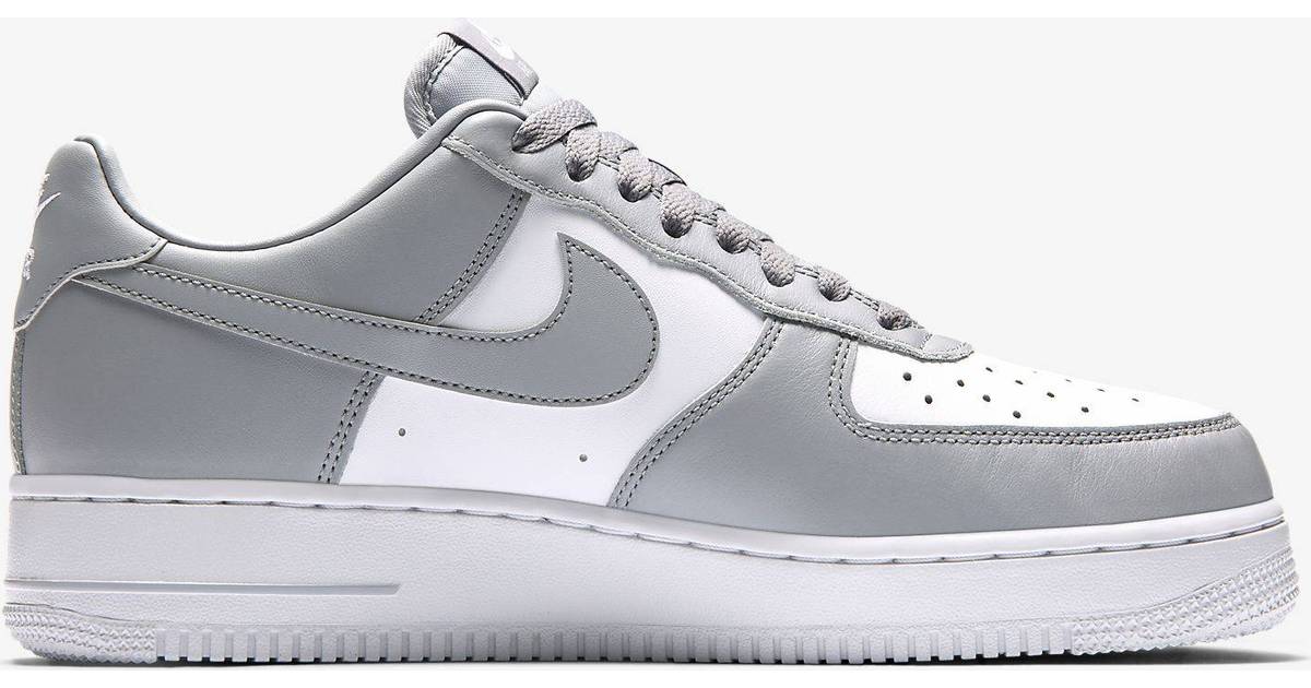 Nike Air Force 1 Low - White/Grey • Se laveste pris nu
