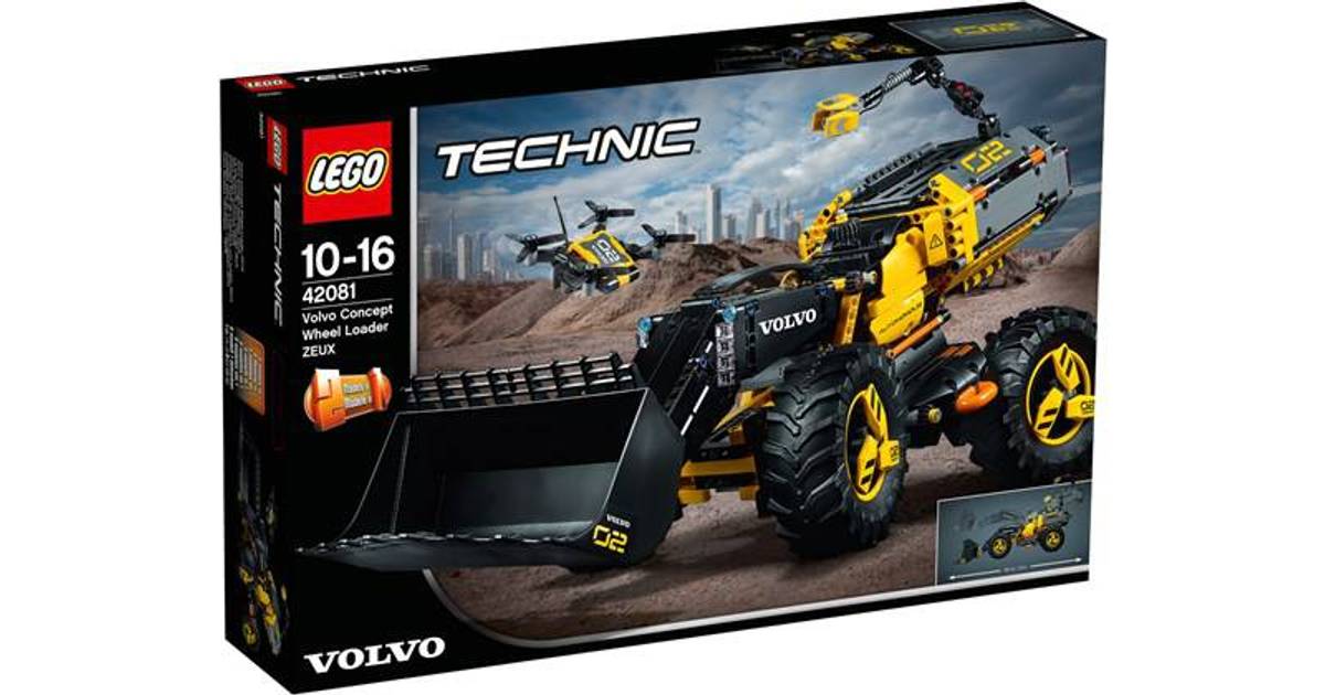Lego Technic Volvo Koncept Gummiged ZEUX 42081 • Pris »