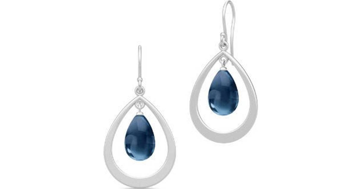 Julie Sandlau Prime Earrings - Silver/Blue • Se priser hos os »